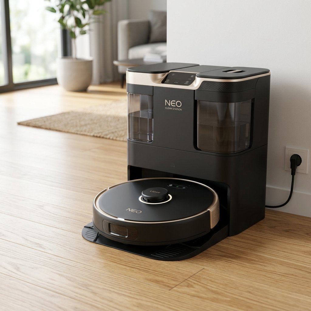 Neo CleanStation Pro Auto-Empty Robot Vacuum and Mop